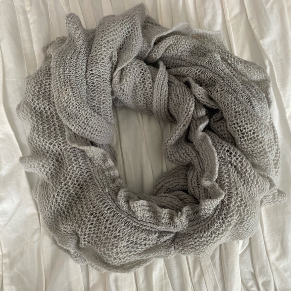 Light Gray Infinity Scarf - Picture 1 of 5